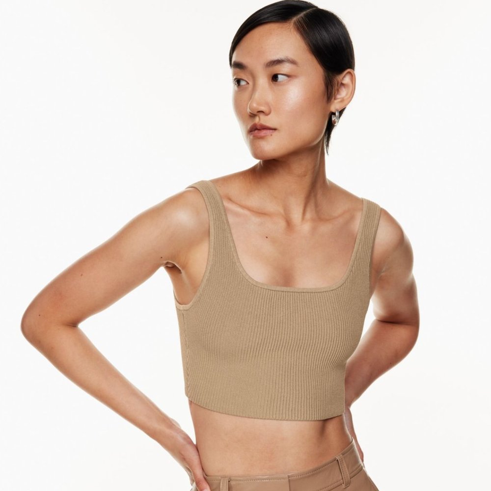 Aritzia Sculpt Knit Square Top